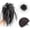 Natural Black#2, variant on Tuscom Clip-In Ponytail Hair Extension – Voluminous Heat-Resistant Synthetic Hair Bun with Elastic Base for Bridal, Wedding & Everyday Updos