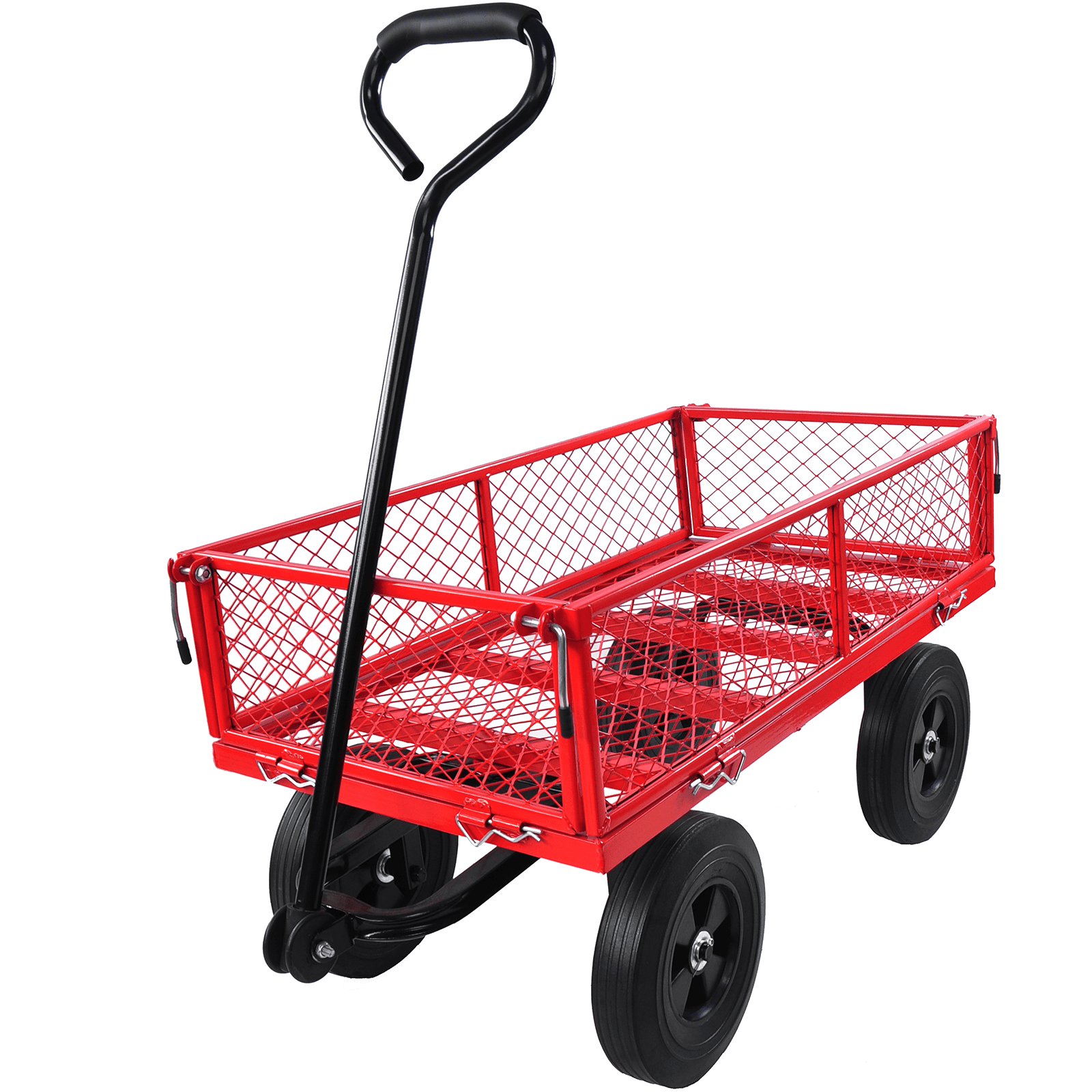 LONGGLE Outdoor Garden Cart, 550 Lbs Capacity Heavy Duty Cart with
