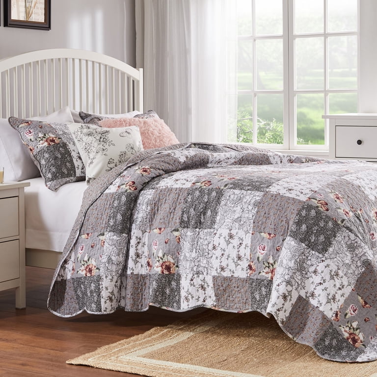 Barefoot Bungalow Giulia Cotton-Rich Patchwork Quilt Set photo 6