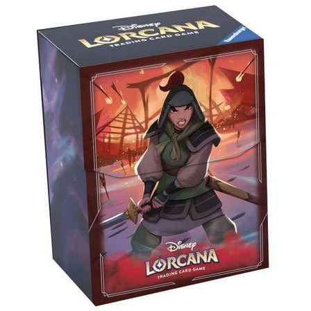 Ravensburger Disney Lorcana: Rise of The Floodborn TCG Deck Box - Mulan for Ages 8 and Up