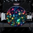 thumbnail image 1 of Twinkling String Lights Art Polyester Universal Spare Wheel Tire Cover Custom Tire-Covers for Trailer RV SUV Truck Camper, 1 of 5