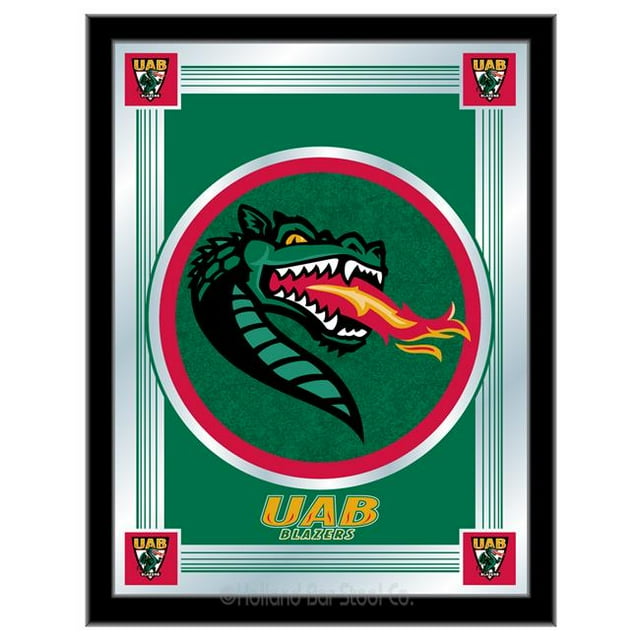 Holland Bar Stool MLogoAlaBir Université d'Alabama à Birmingham 17 x 22 Po Logo Miroir