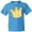 Pacific Blue, variant on Inktastic Gold Crown Youth T-Shirt