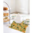 thumbnail image 4 of Saint Patrick's Day Kitchen Dish Towels for Drying Dishes Set of 2, Orange Gnomes Hat Boot Rainbow Clovers Waffle Weave Microfiber Hand Tea Bathroom Towels Quick Dry & Absorbent Towel 12x12, 4 of 7