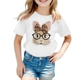 thumbnail image 4 of Shadoumai Easter Egg Bunny Graphic Tee For Toddler Kids Holiday Celebration Shirt, 4 of 4