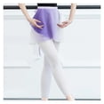 thumbnail image 5 of Women Ballet Dance Chiffon Skirt Lace-up Gradient Wrap Scarf Short Skirts Gymnastics Performance Asymmetric Miniskirt, 5 of 7