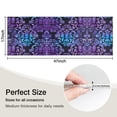 thumbnail image 5 of Purple and Blue Damask Pattern Kitchen Rug Mat,Kitchen Runner Rugs Non Skid Washable,Decorative Kitchen Floor Mats for Kitchen,Sink,Laundry,17"X47", 5 of 5