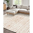 thumbnail image 2 of VEVOR Alfombra Suave de 1,5 x 2,1 m Alfombra Moderna Pelo Corto Antideslizante Resistente al Desgarro Elegante Ideal para Dormitorio, Oficina, Sala de Estar, Habitación Infantil, Entrada, Beige, 2 of 9