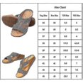 thumbnail image 2 of Women's Slip On Sandals Flat Soft Soled Shoes Summer Slippers Slides, 2 of 2