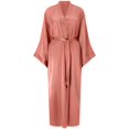thumbnail image 1 of Women's Long Silk Robe Satin Kimono Lightweight Bathrobe for Bridesmaids, 1 of 1