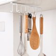 thumbnail image 1 of Roofei Cup Holder Under Cabinet - Extra Large Hook Distance, 8 Hook Coffee Cup Mug Holder for Kitchen （white）, 1 of 5