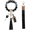 MAMA-Black, variant on Bracelet Wristlet Keychain Lanyard for Keys, Black