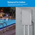 thumbnail image 4 of Temporizador para piscina DEWENWILS, temporizador mecánico, 2 HP, 40 A, 120-277 V, 4 of 8