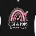 thumbnail image 4 of Inktastic Gigi and Pops Love Me Rainbow Girls Toddler T-Shirt, 4 of 5