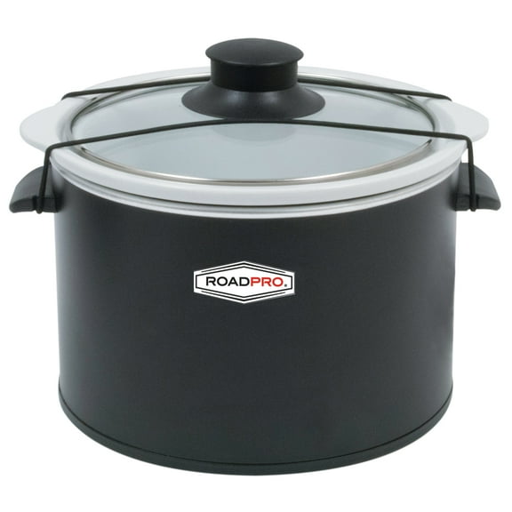 Roadpro 12-Volt 1.5 Quart Slow Cooker Black