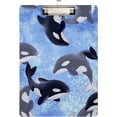 thumbnail image 2 of FMSHPON Whales Clipboard Hardboard Wood Nursing Clip Board and Pull for Standard A4 Letter 13x9 inches, 2 of 8