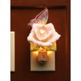 thumbnail image 3 of Ceramic Butterfly Nightlight with Peace Rose 4.875" Gifts for Mom Nature Decor, 3 of 3
