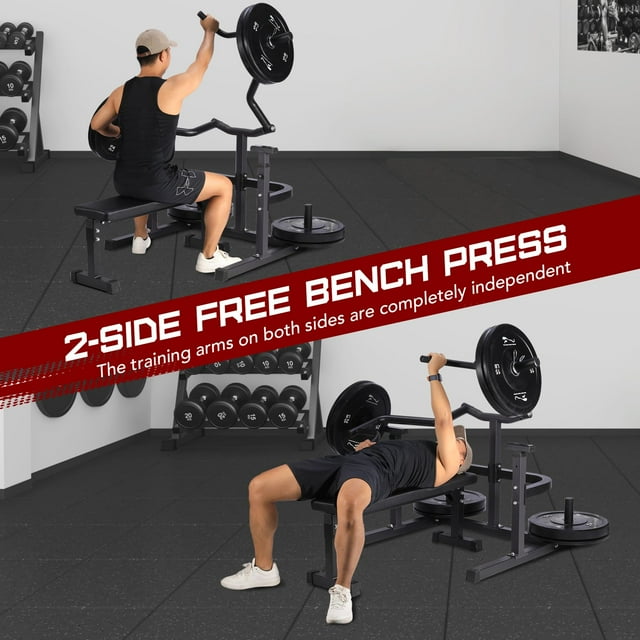 GloryStar Chest Press Machine,1250LBS 2-Side Independent Bench Press for Home Gym, Adjustable Arm Positions– Heavy Duty Chest Workout Machine for Men, Shoulder Press & Upper Body Training