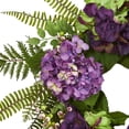 thumbnail image 2 of 24" Hydrangea Berry Wreath - Purple, 2 of 5