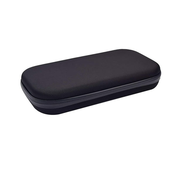 Maoww Sac de Rangement pour Stéthoscope Organisateur en Maille Antichoc Fermeture Éclair Couleur Unie EVA Sûr Multifonctionnel Fournitures pour la Maison Extérieur Noir