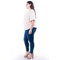 thumbnail image 3 of Blusa escote drapeado Roman Fashion Tallas Extras 228 Beige 38, 3 of 5