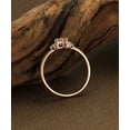 thumbnail image 5 of Forever Jewels 1Ct Round Cut Moissanite Womens Engagement Ring 14K Rose Gold Plated, 5 of 5