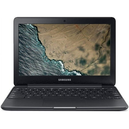 SAMSUNG 11.6" Chromebook 3, Intel Celeron N3060, 4GB RAM, 16GB eMMC, Metallic Black - XE500C13