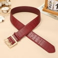 thumbnail image 4 of JASGOOD Women Wide Leather Belt for Jeans Dress Ladies Waist Belt with Gold Buckle, 4 of 7