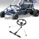 thumbnail image 3 of Kit De Volante Go Kart, Kit De Montaje De Volante UTV De Alta Resistencia De 300 Mm Para Vehículos De 110, 125, 140 Y 150, 3 of 7