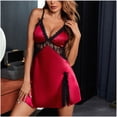 thumbnail image 1 of Bretelles en Dentelle à Bretelles pour Femmes, Col en V, Décolleté Plongeant, Lingerie, 1 of 7