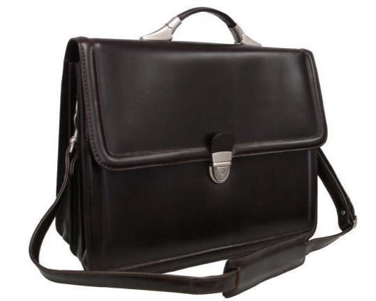 791336285000 Black AmeriLeather APC Functional Leather Executive Briefcase