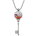 thumbnail image 1 of Famoso local de turismo japonés Colgante Collar Vintage Llavero Plata Joyas Unbranded M, 1 of 3