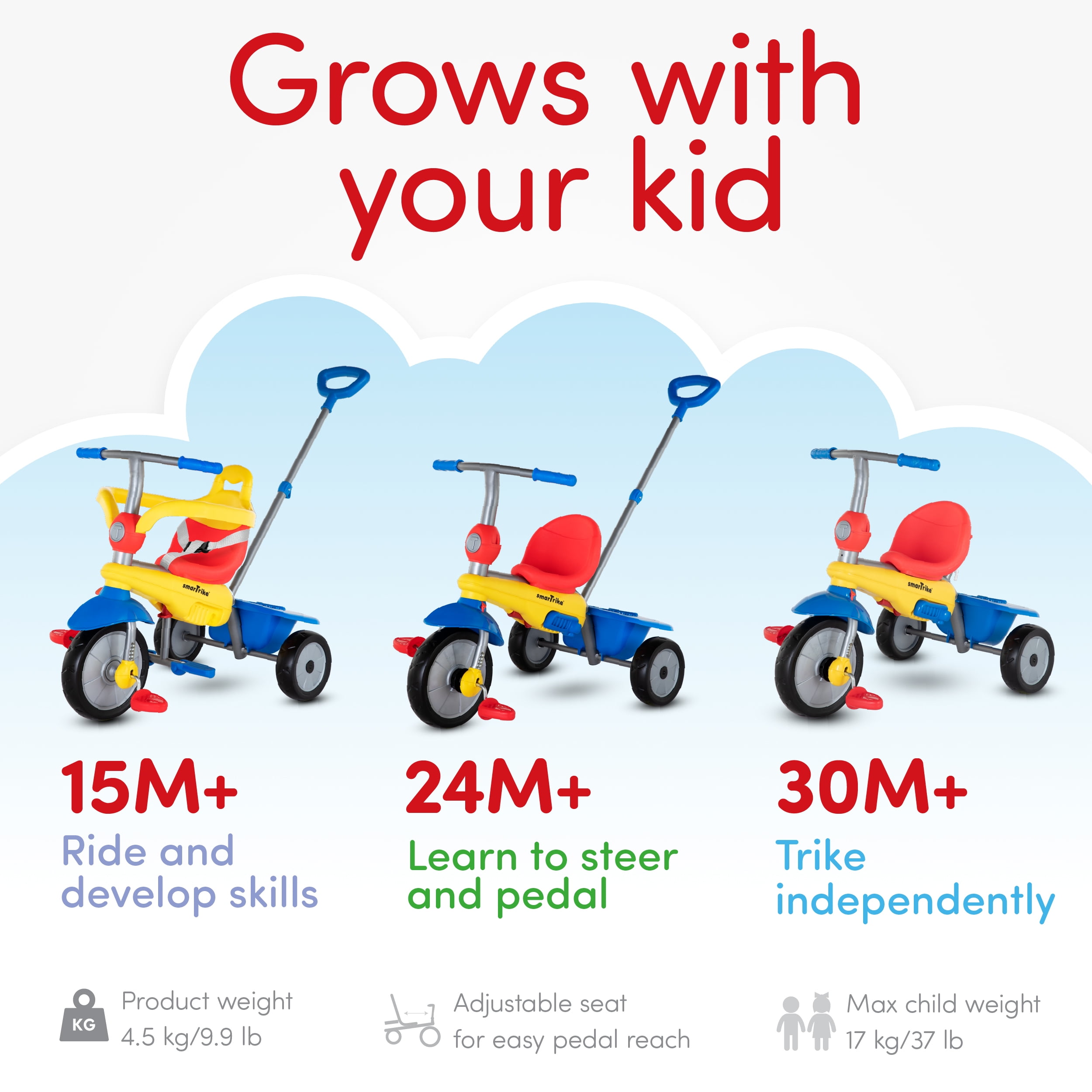 triciclo smart trike walmart