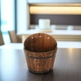 thumbnail image 3 of PBPBOX Outside Flower Pot Wooden Flower Pot Natural Style 1Pack for Friends, 3 of 8
