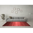 thumbnail image 3 of Ahgly Company Indoor Rectangle Abstract Red Contemporary Area Rugs, 7' x 10', 3 of 4
