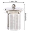 thumbnail image 3 of Kitchen Tea Infuser with Lid Stainless Steel Teapot Kettle Loose Leaf Fine Mesh Strainer Tea Filter, 3 of 7