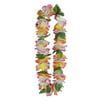 Silk 'N Petals Tropical Garden Lei Multi Color 38" - 12 Pack
