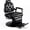 Black, variant on Advwin Vintage Heavy Duty Barber Chair, 360 Degree Swivel Reclining Barber Chair, Hydraulic Salon Chair with Adjustable Headrest & Towel Bar for Barbershop Beauty Spa Tattoo, Black