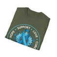 thumbnail image 4 of Support Love Prostate Cancer Awareness Month Blue Ribbon TShirt, 4 of 4