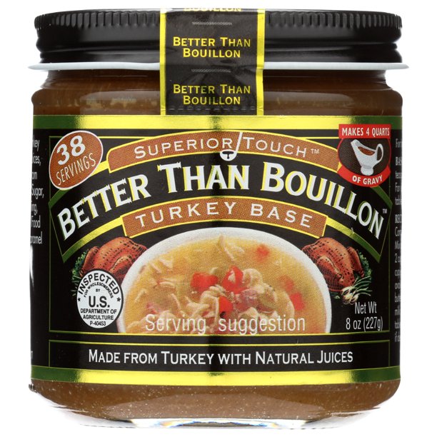 Better Than Bouillon Superior Touch Turkey Base, 8 Oz. Jar Walmart