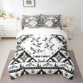 thumbnail image 2 of Castle Fairy Mallard Duck Bedding Comforter Set 7pcs for Teens Adults,Bohemian Tribal Aztec Queen Bedding Sets Super Cozy,Exotic Style Queen Sheet Sets,Lightweight Room Decor,Reversible, 2 of 8