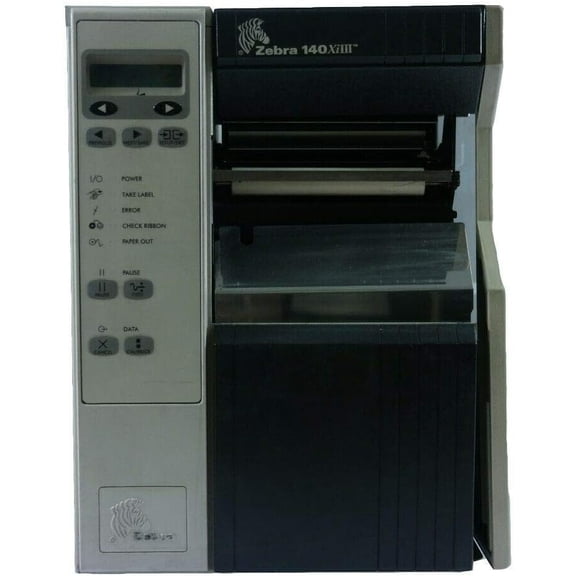 Restored Zebra 140XiIII Industrial Thermal Barcode Label Printer 200 DPI, Parallel Interface, High-Speed 12 IPS (P/N: 140-101-00000) (Refurbished)