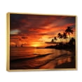 thumbnail image 2 of Designart "Dominican Sunset Charm I" Nautical & Beach Floater Framed Wall Art Print, 2 of 7