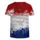 thumbnail image 5 of Blusa Casual Elegante Para Mujer Tops de Moda Camiseta Con Cuello en V Blusa Estampada Camisas de Manga Corta Odeerbi ODB156380, 5 of 5