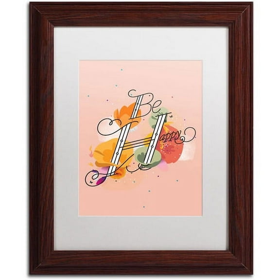 Trademark Fine Art "The Reminder" Canvas Art by Kavan & Co White Matte, Wood Frame