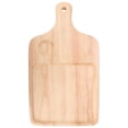 thumbnail image 1 of Tabla de cortar de madera para pizza y pasteles, herramienta de cocina de primera calidad para cortar pan y pasteles, con mango, 1 of 8