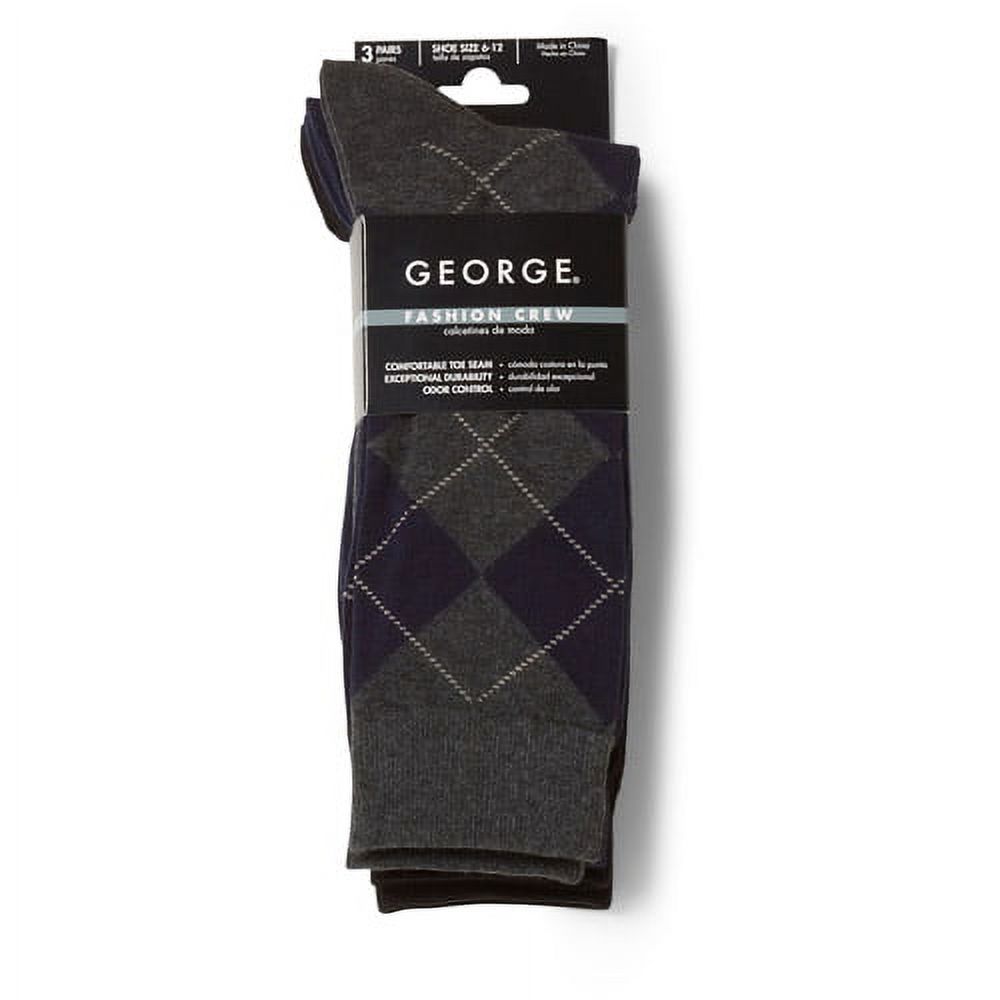 Men's Argyle Dress Fashion Socks, 3-Pairs - image 2 of 2