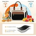 thumbnail image 2 of LOVEVOOK Insulated Lunch Bag Women,Wide Opening Adult Lunch Box Women,Large Leakproof Cooler Bag for Work Picnic Beach Family College,Lunch Teacher Tote Bag with Adjustable Shoulder Strap Cup Holder, 2 of 6