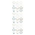 thumbnail image 1 of Qarigey Tobilleras, joyería para el cuerpo, cómodas cadenas para los tobillos, exquisitas y elegantes tobilleras para niñas, para decoración de Type1 NO1 Qarigey CBP200485, 1 of 6