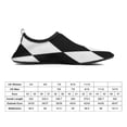 thumbnail image 3 of Black And White Harlequin Water Shoes Beach Slip-on Shoes for Men Women Swim Pool Yoga Surfing Sneakers Quick-Dry Sports Barefoot Shoes, 3 of 5